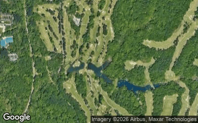 Golden Horseshoe Golf Club aerial view