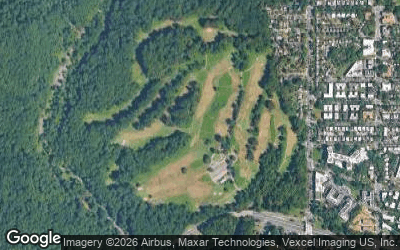 Rock Creek Park Golf Course aerial view
