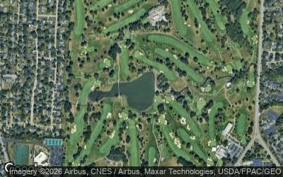 Ohio State University Golf Course aerial view