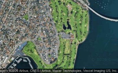 Coronado Golf Course aerial view
