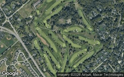 Aronimink Golf Club aerial view