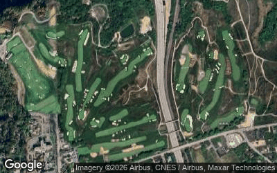 Oakmont Country Club aerial view