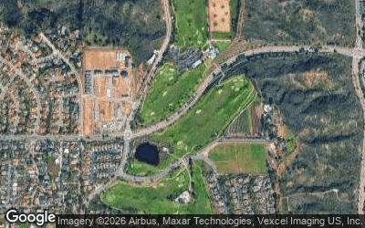Encinitas Ranch Golf Course aerial view