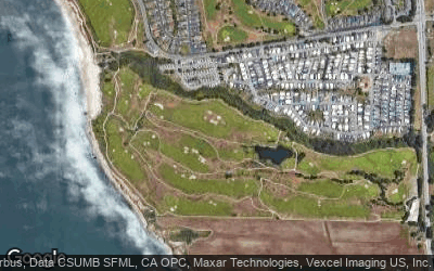 Half Moon Bay Golf Links (Ocean Course) aerial view