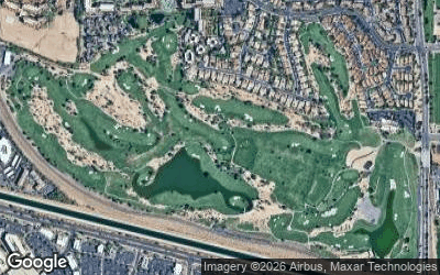TPC Scottsdale (Stadium course) aerial view