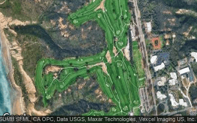 Torrey Pines Golf Club ' North Course ' aerial view