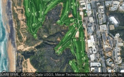 Torrey Pines Golf Club ' South Course ' aerial view