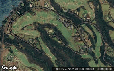 Kapalua Resort (Plantation course) aerial view