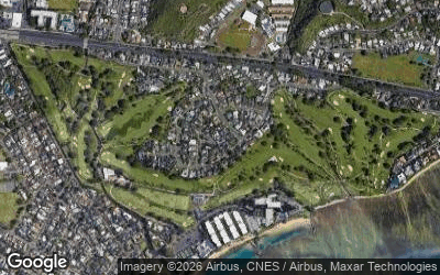 Waialae Country Club aerial view