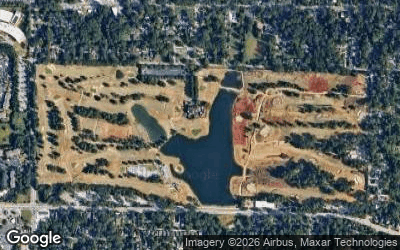 East Lake Golf Club aerial view