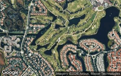PGA National Resort and Spa 'Champion Course' aerial view