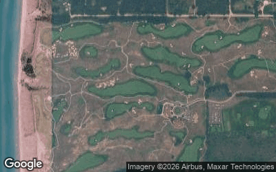 Arcadia Bluffs Golf Club aerial view