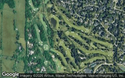 Bellerive Country Club aerial view