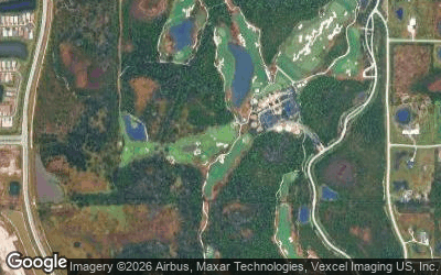 The Concession Golf Club aerial view