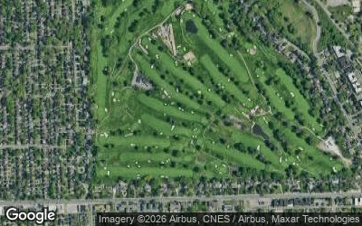 Detroit Golf Club (South) aerial view