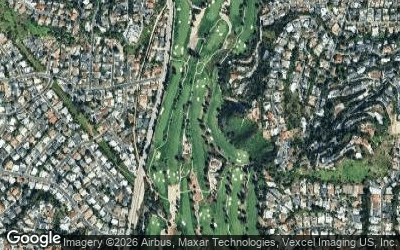El Caballero Country Club aerial view