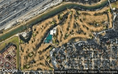 Colonial Country Club aerial view