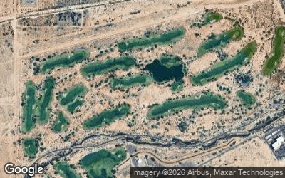 Whirlwind Golf Club at Wild Horse Pass (Devils Claw course) aerial view