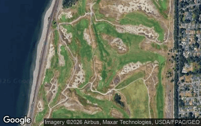 Chambers Bay Golf Course aerial view