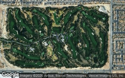 Shadow Creek Golf Course aerial view