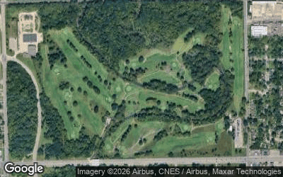 Rouge Park Golf Course aerial view