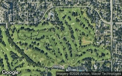 Southern Hills Country Club aerial view