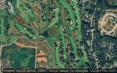 Hazeltine National Golf Club aerial view