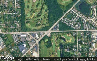 Cog Hill Golf & CC (Dubsdread) aerial view