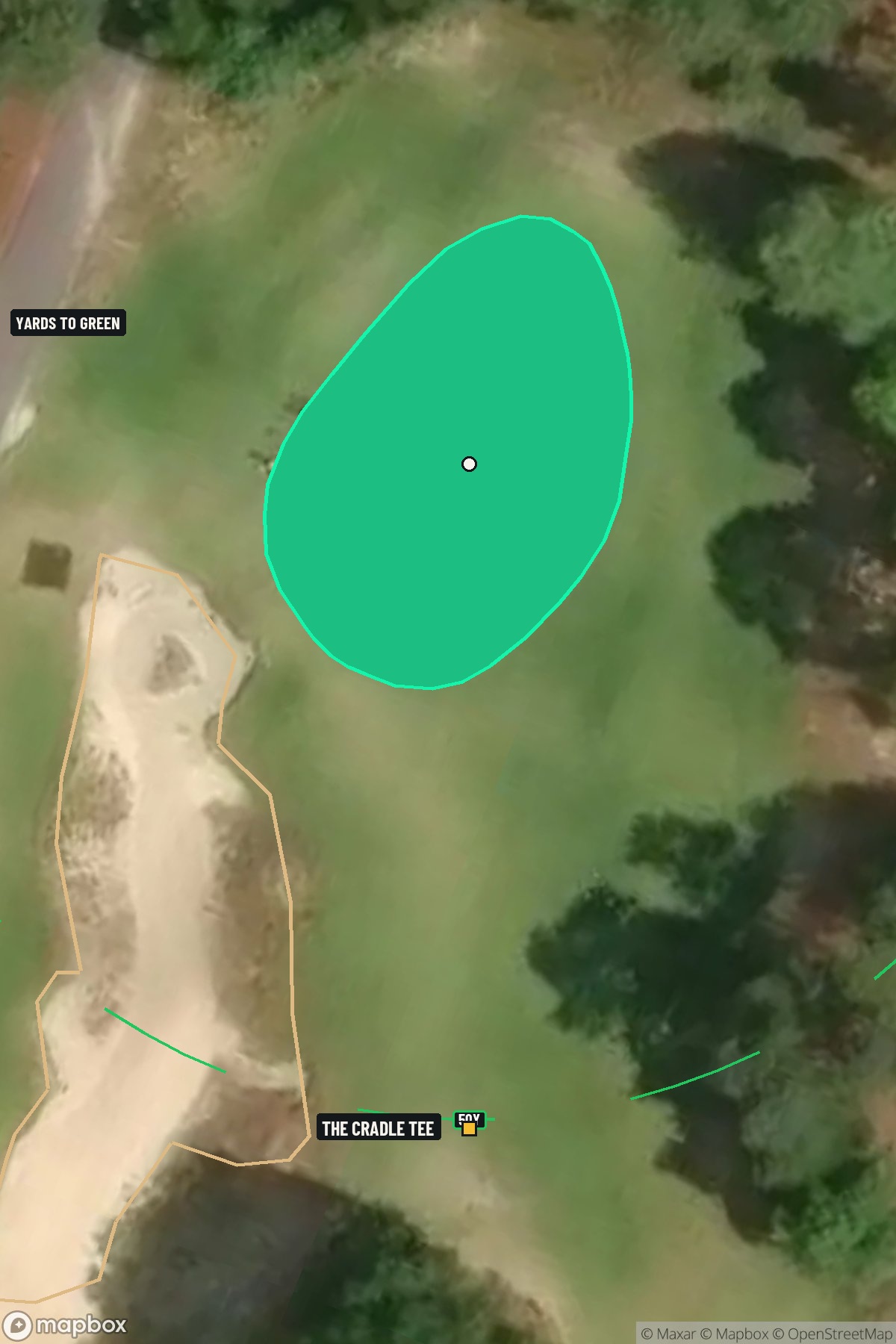 Hole 6 aerial at Pinehurst Resort Country Club The Cradle