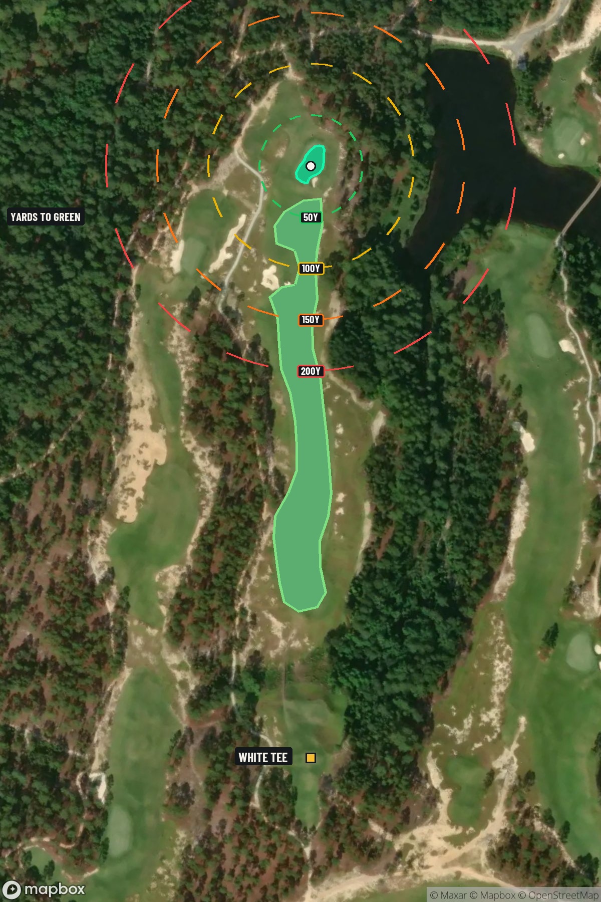 Hole 10 aerial at Pinehurst Resort Country Club No 10