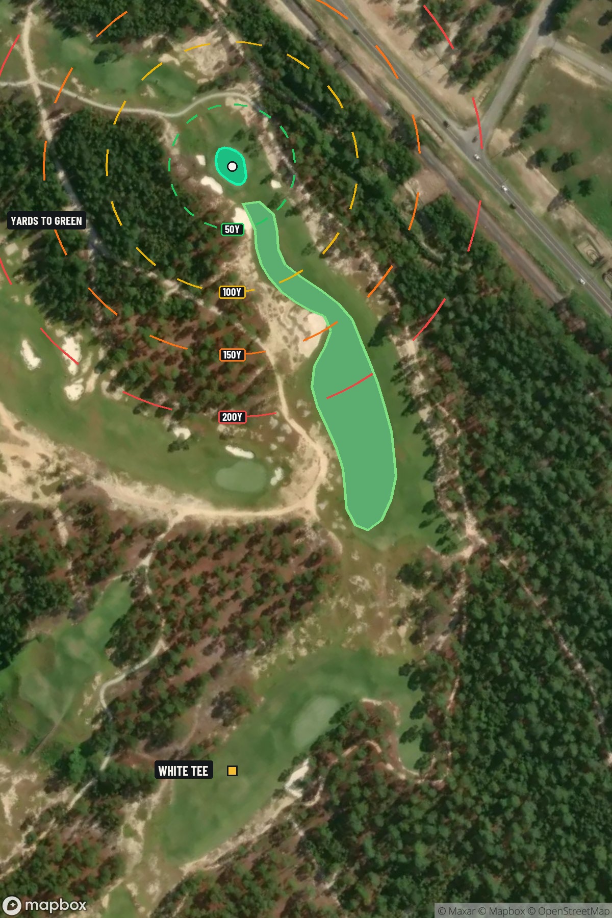 Hole 13 aerial at Pinehurst Resort Country Club No 10