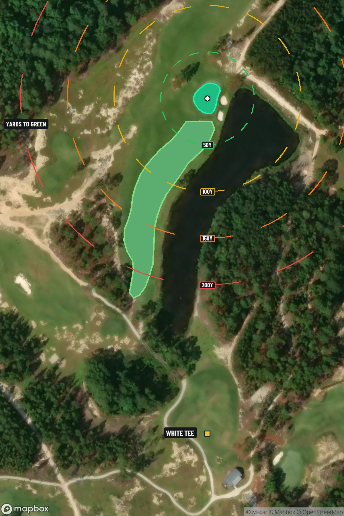Hole 15 aerial at Pinehurst Resort Country Club No 10