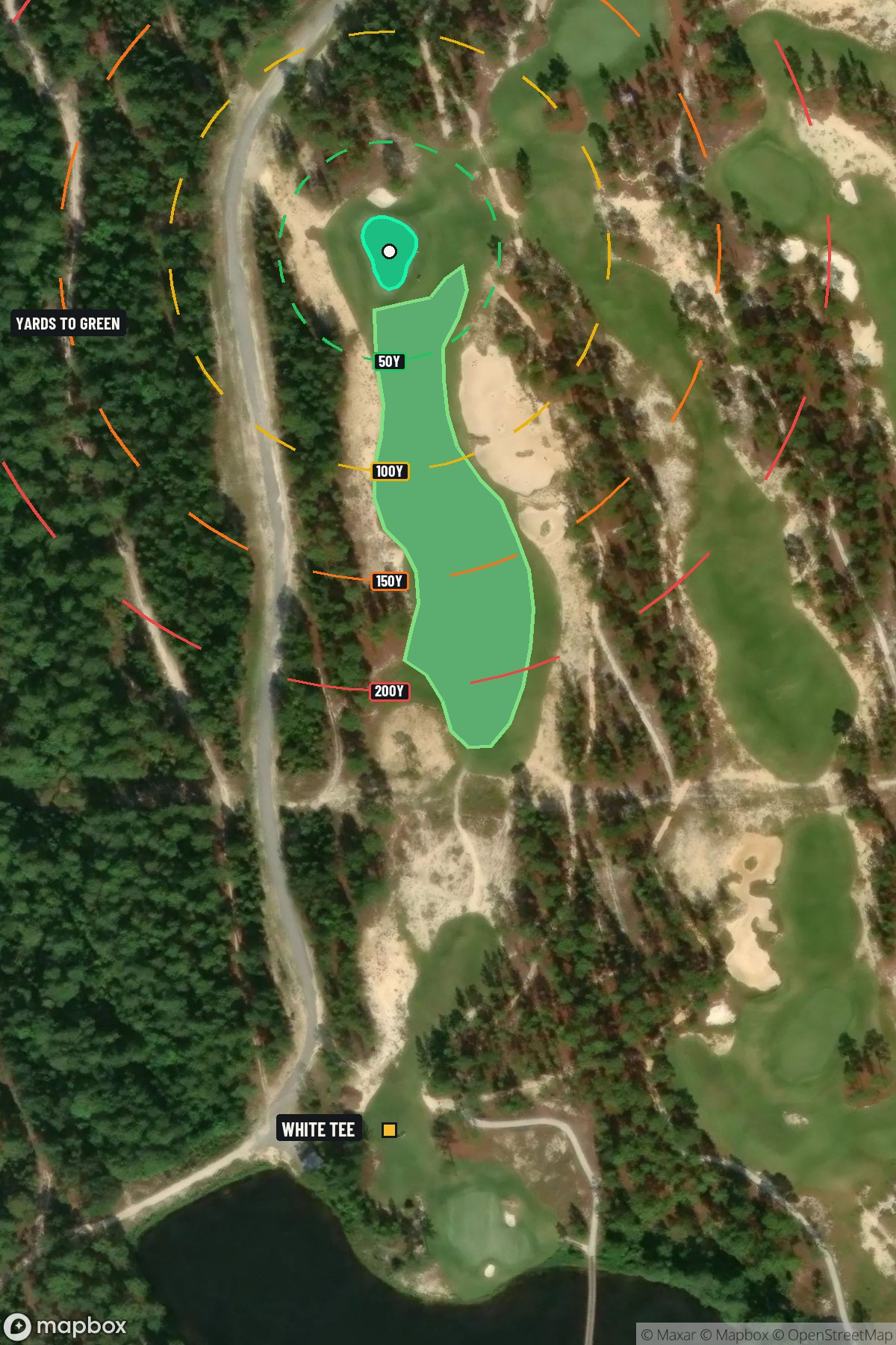 Hole 18 aerial at Pinehurst Resort Country Club No 10