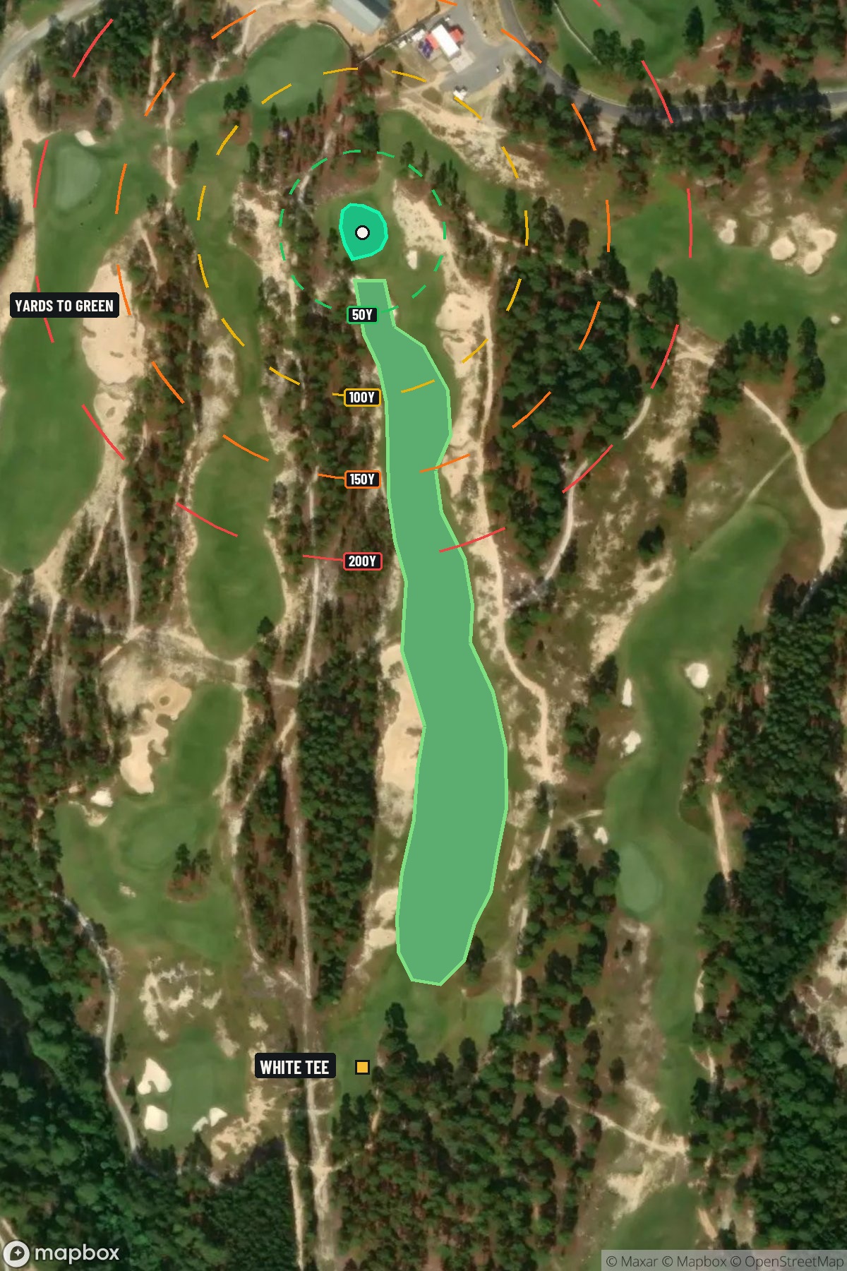 Hole 3 aerial at Pinehurst Resort Country Club No 10