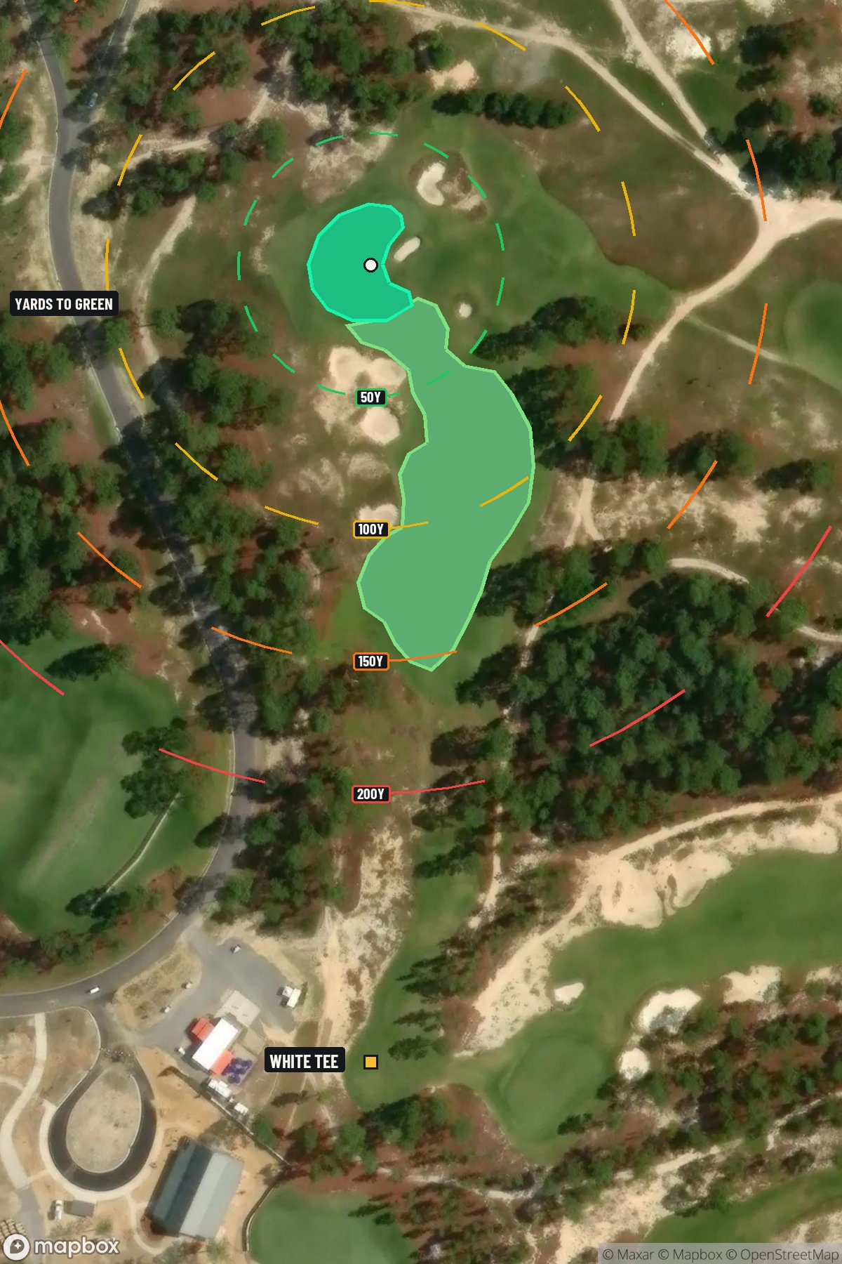 Hole 4 aerial at Pinehurst Resort Country Club No 10