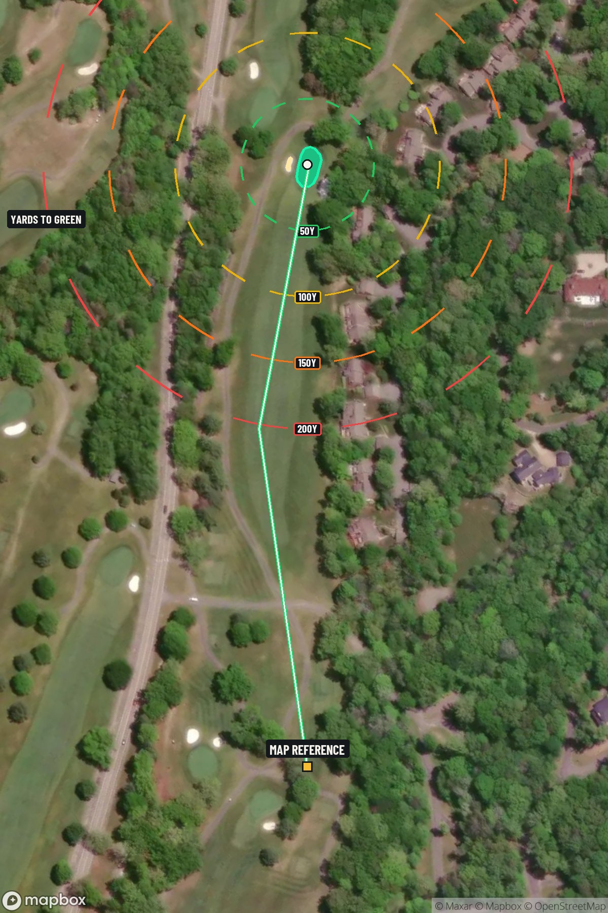 Hole 3 aerial at The Omni Homestead Resort Spa Old Course