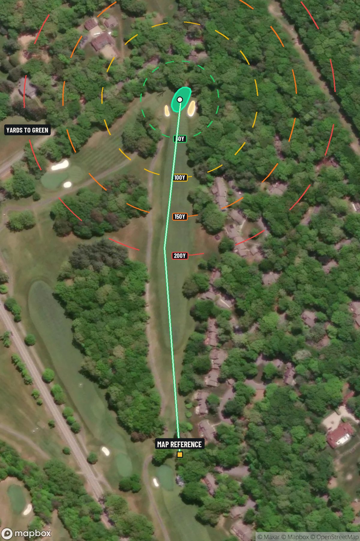 Hole 4 aerial at The Omni Homestead Resort Spa Old Course