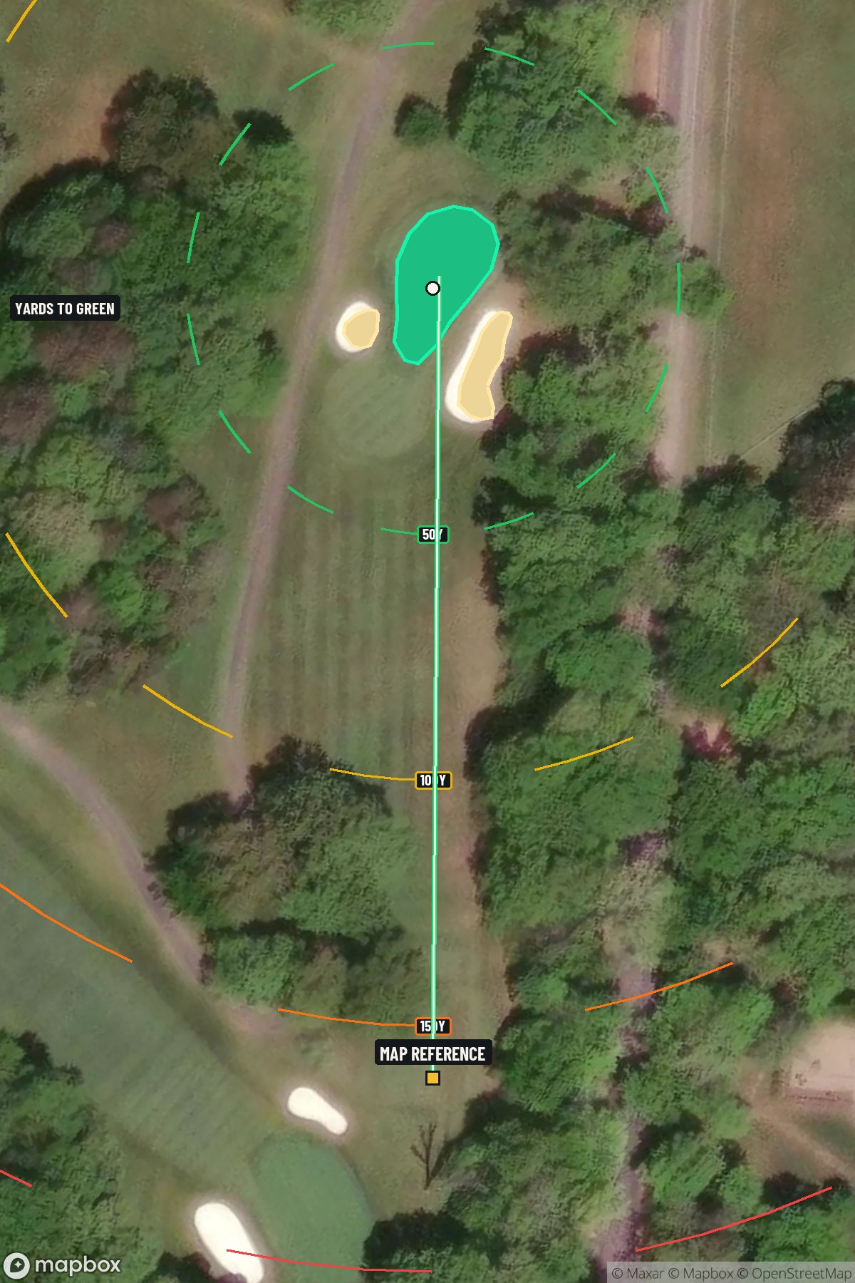 Hole 5 aerial at The Omni Homestead Resort Spa Old Course