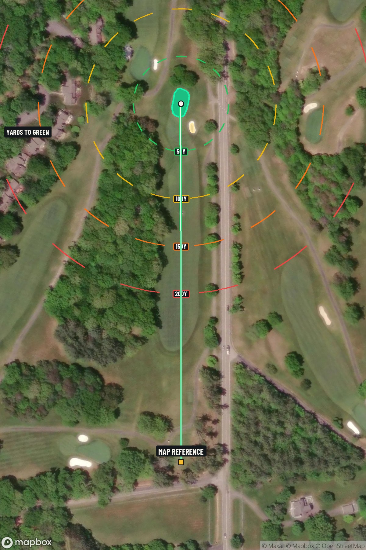 Hole 6 aerial at The Omni Homestead Resort Spa Old Course