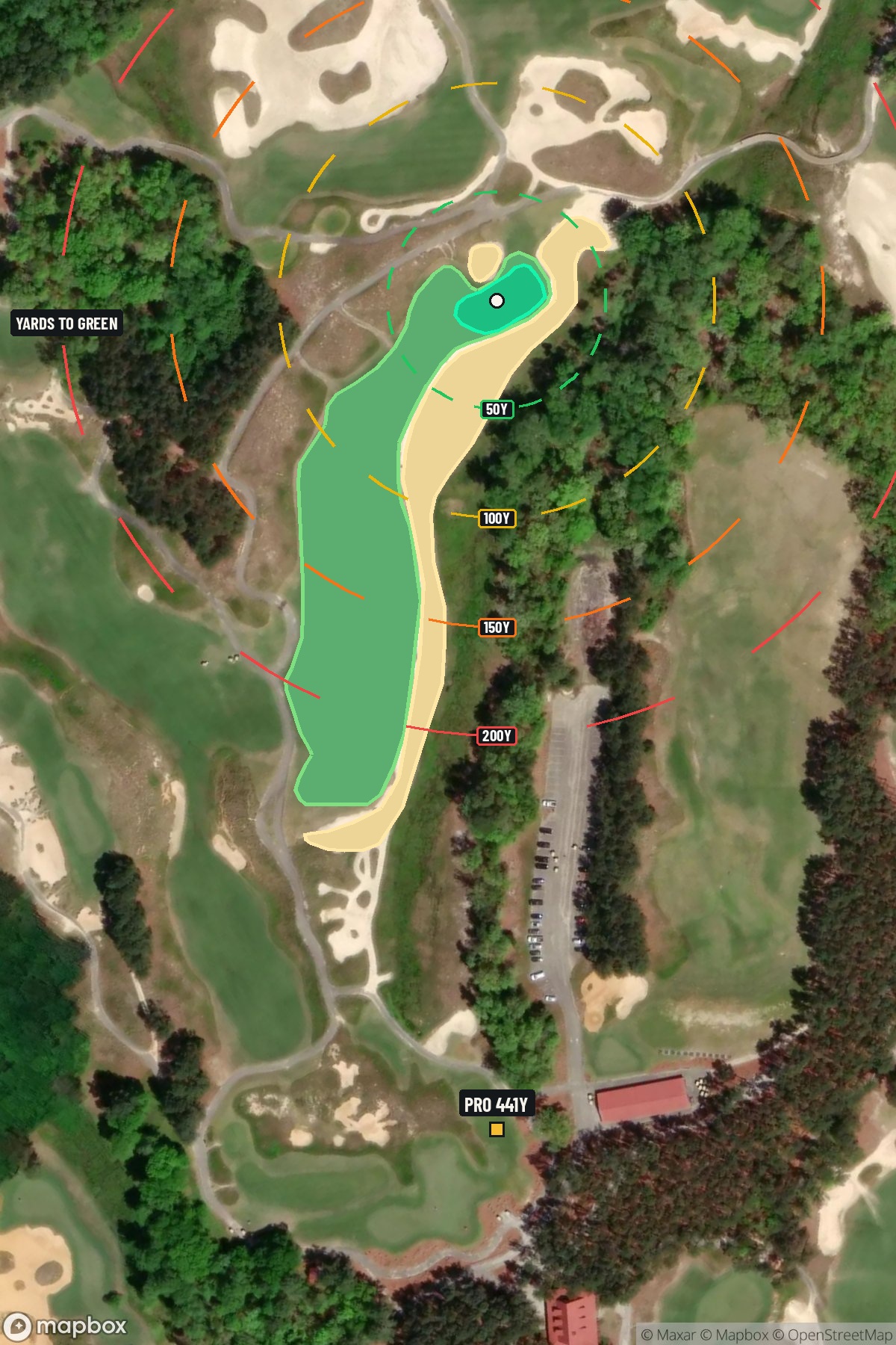 Hole 10 aerial at Tobacco Road Golf Club