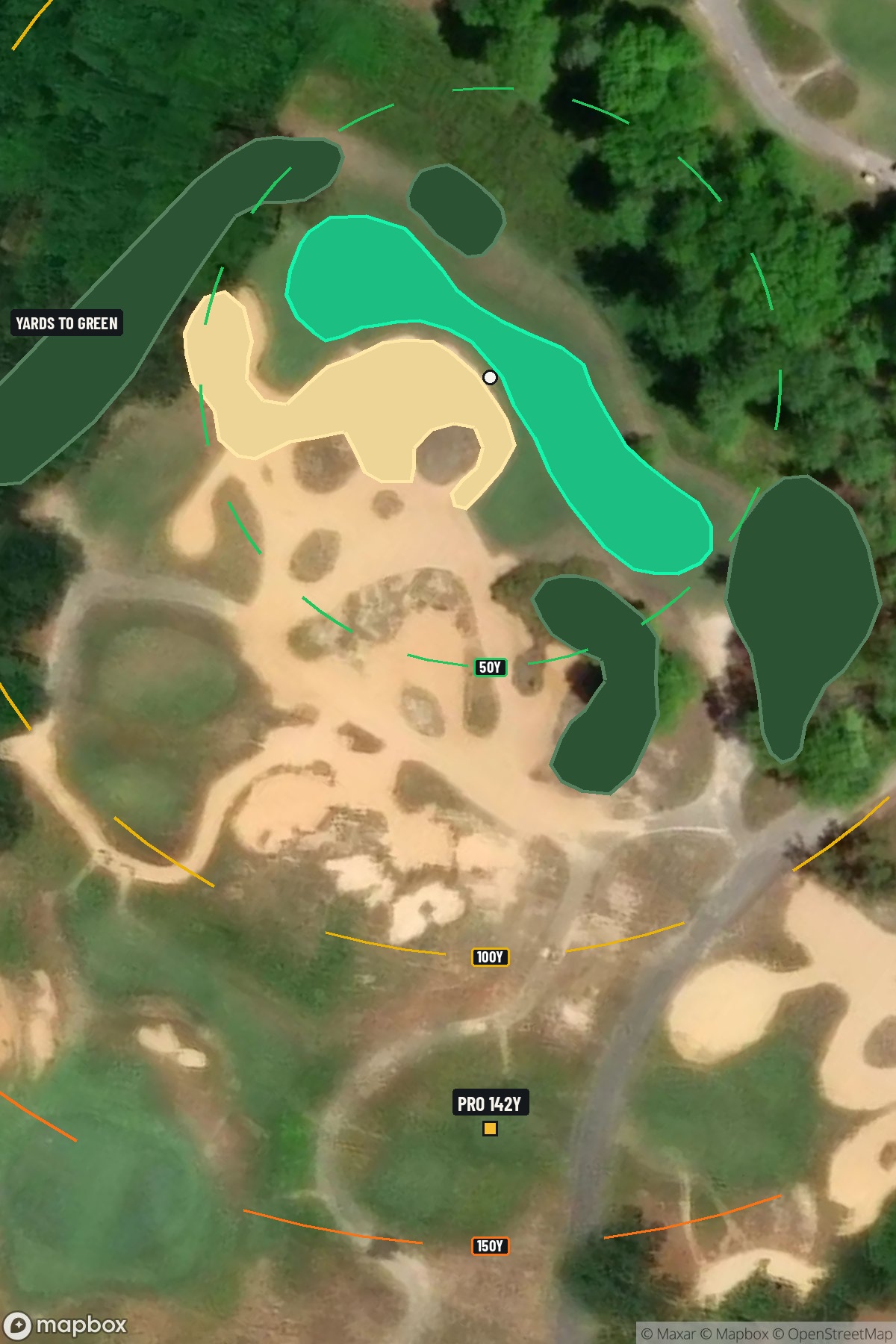 Hole 17 aerial at Tobacco Road Golf Club