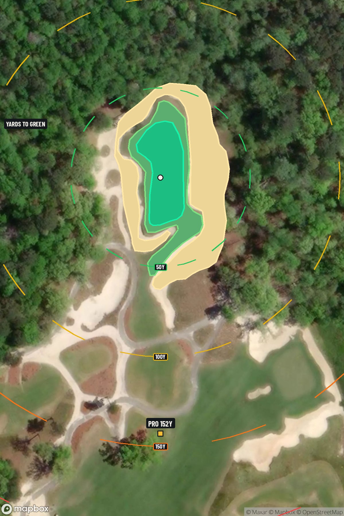 Hole 3 aerial at Tobacco Road Golf Club