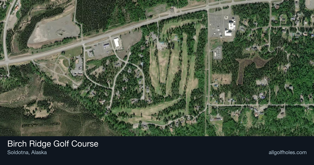 Birch Ridge Golf Course aerial view