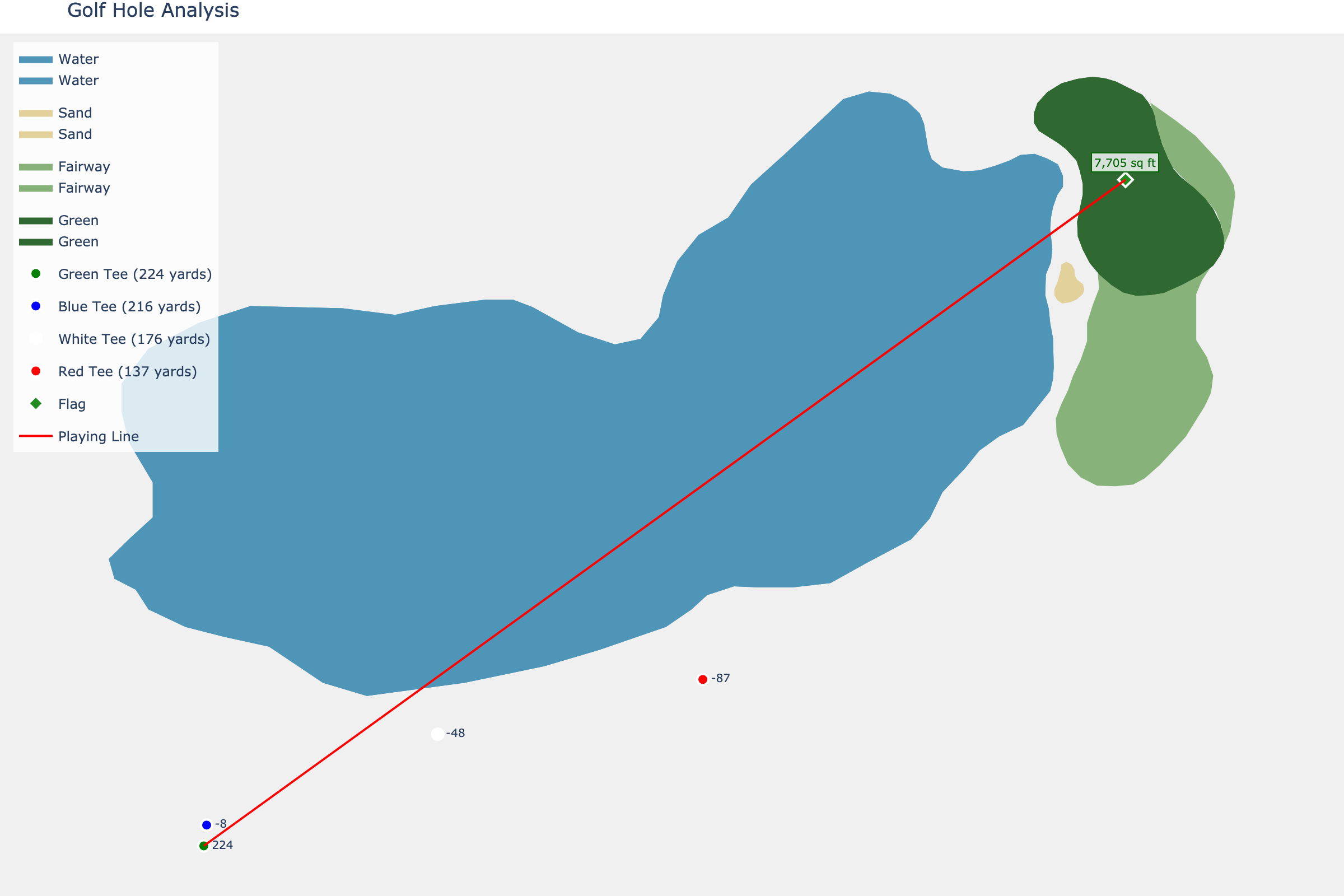 Hole 4 at Caves Valley Golf Club