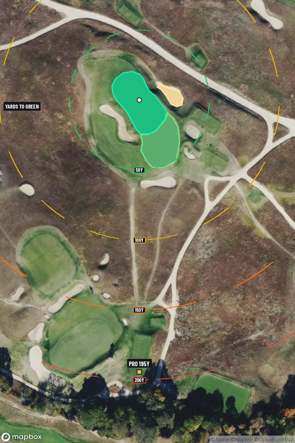 Hole 4 aerial at National Golf Links of America
