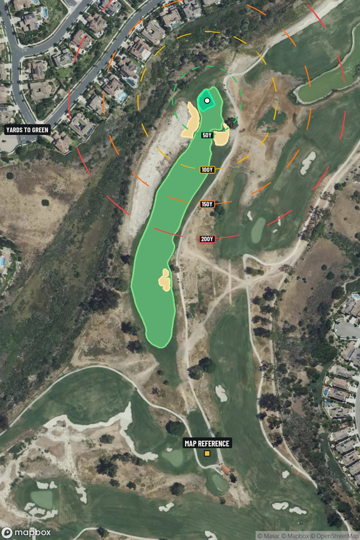 Hole 10 aerial at La Costa Resort & Spa (North course)