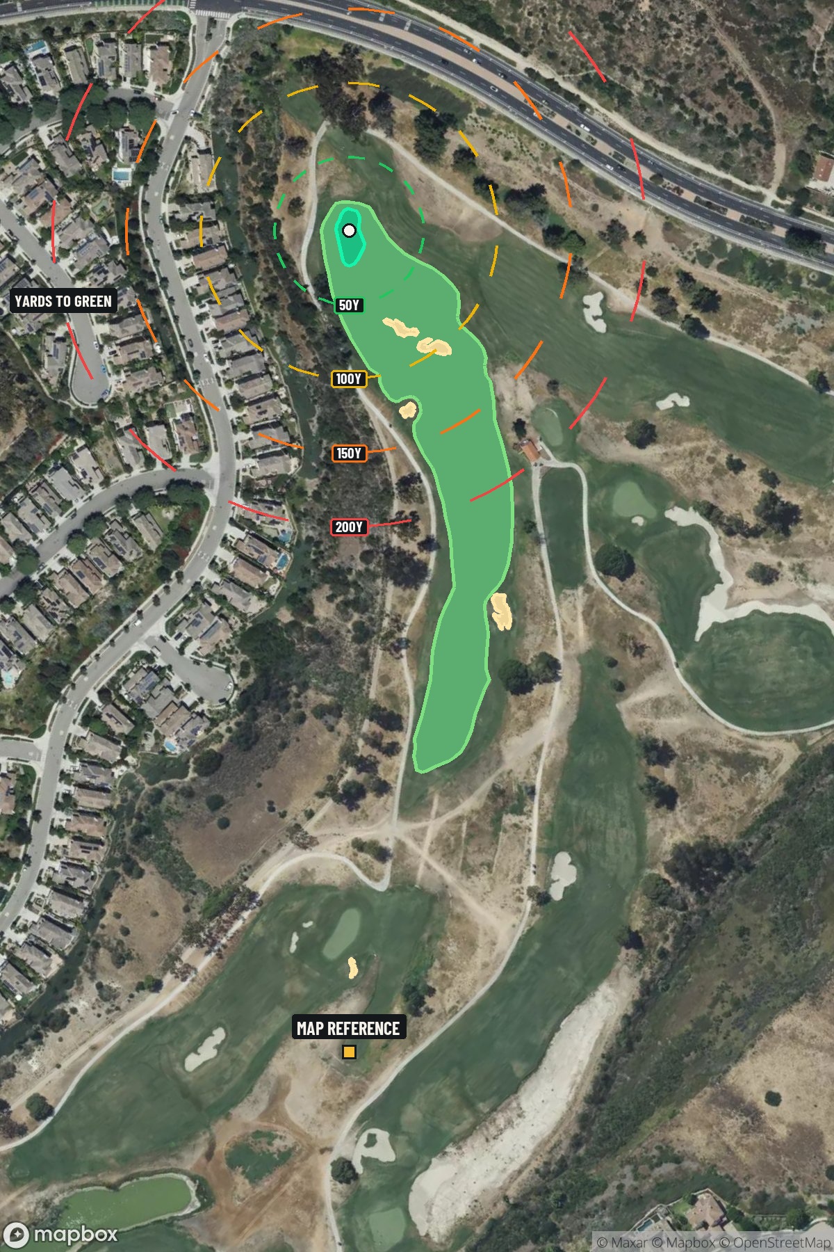 Hole 6 aerial at La Costa Resort & Spa (North course)