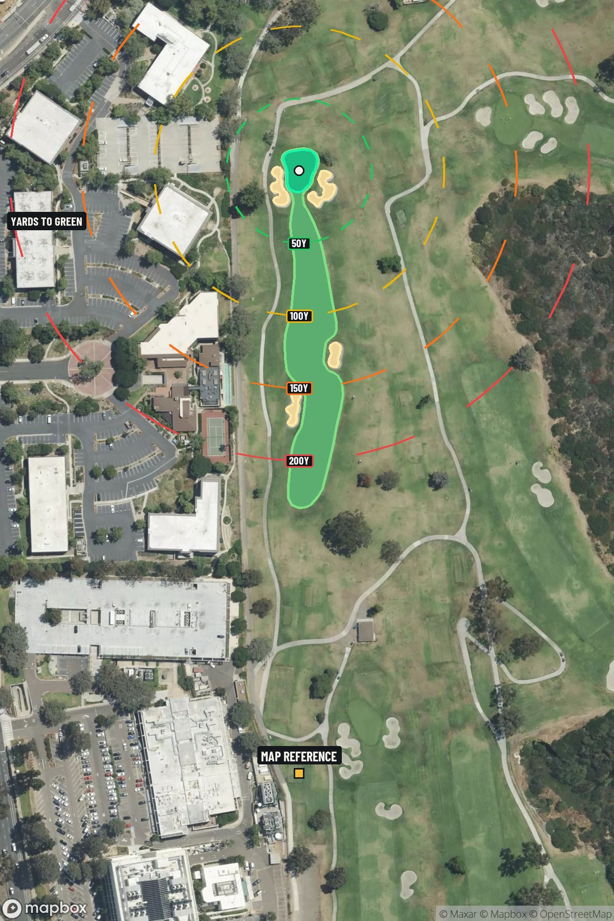 Hole 10 aerial at Torrey Pines Golf Club (South Course)