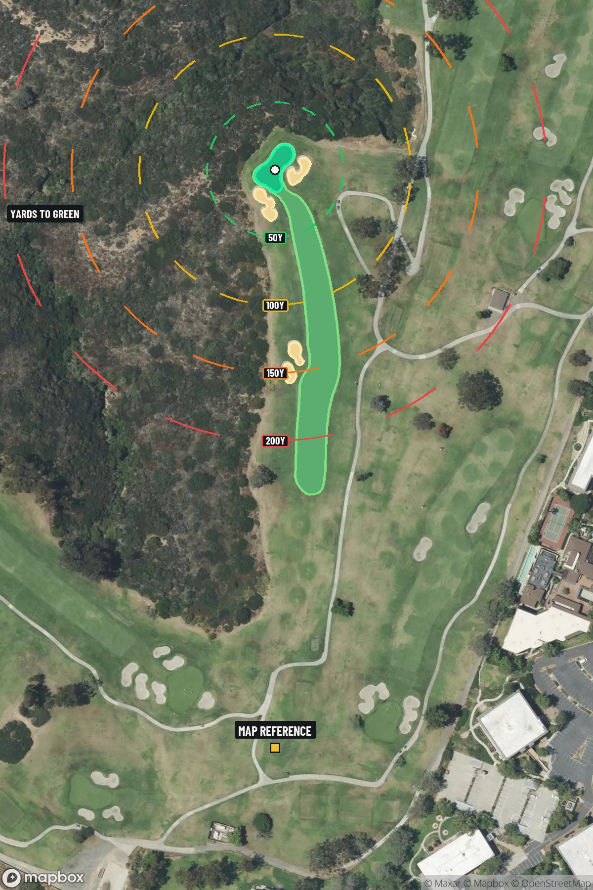 Hole 14 aerial at Torrey Pines Golf Club (South Course)