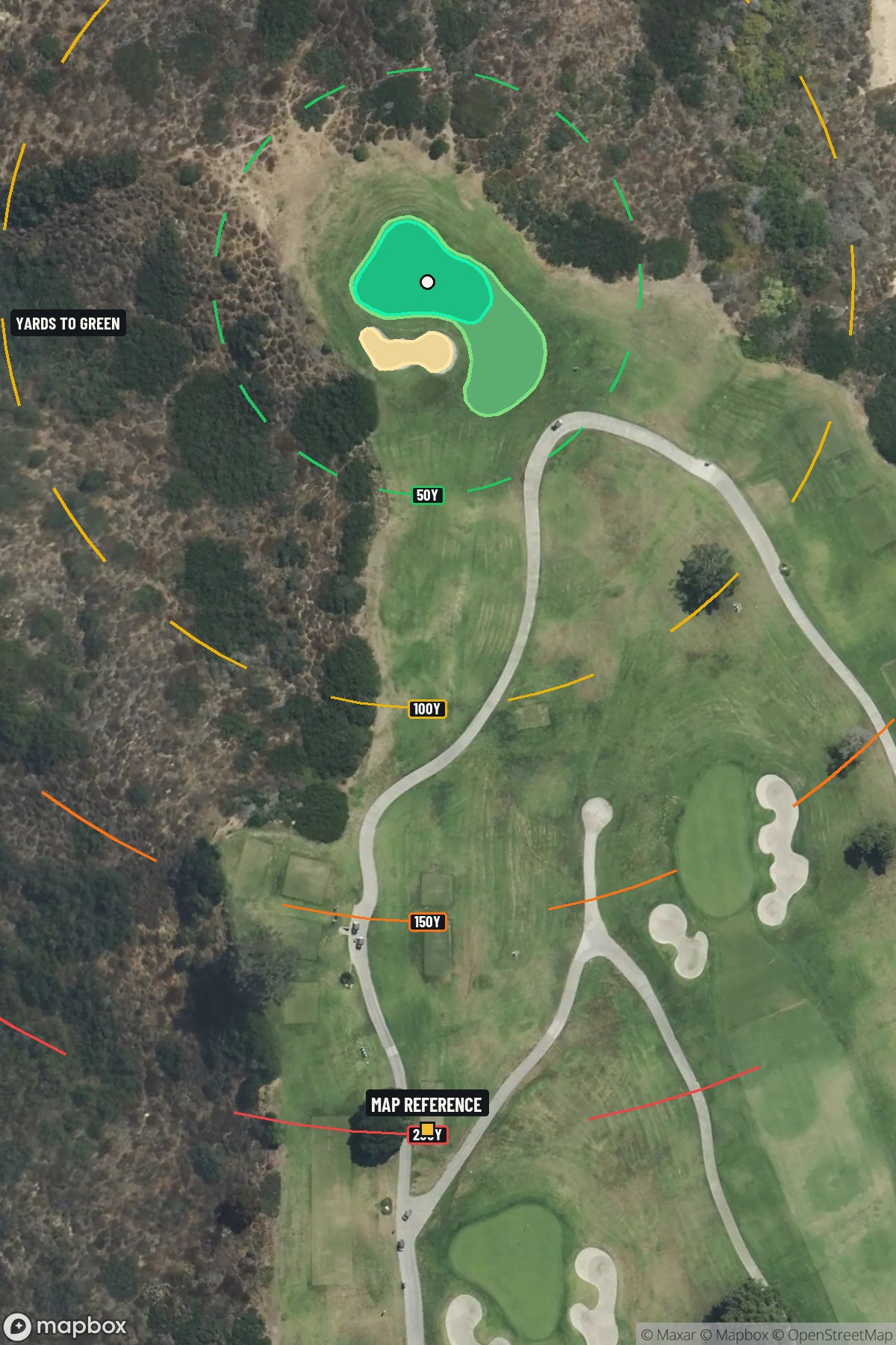 Hole 3 aerial at Torrey Pines Golf Club (South Course)